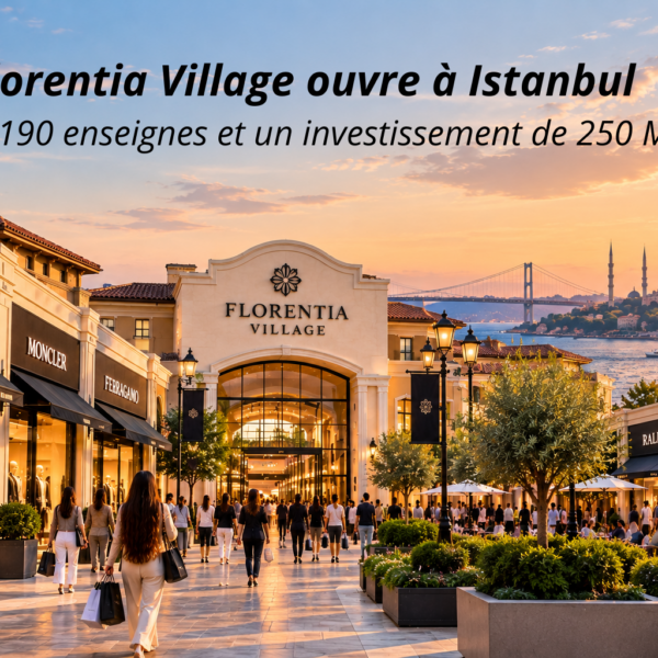 Florentia Village ouvre à Istanbul avec 190 enseignes et un investissement de 250 M€