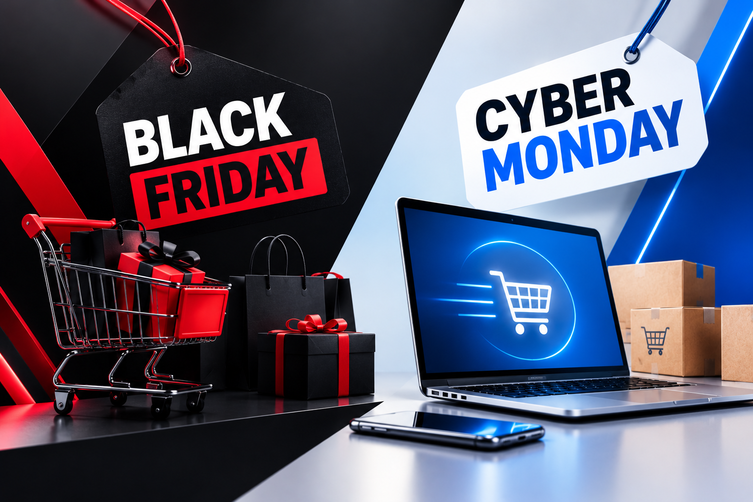 Black Friday et Cyber Monday futuristes