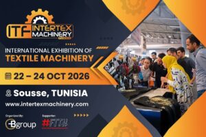Machines et équipements textiles au salon ITF Intertex Machinery Tunisia 2026 à Sousse.